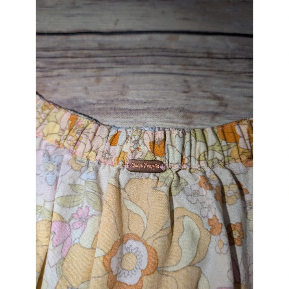 Free People Women's Park Slope Maxi Dess Floral Blossom Light Boho